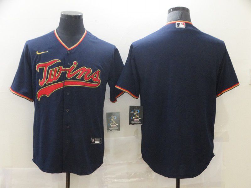 Men Minnesota Twins Blank blue Game Nike MLB Jerseys->atlanta braves->MLB Jersey